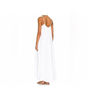 NWT Magaschoni white Gauze dress